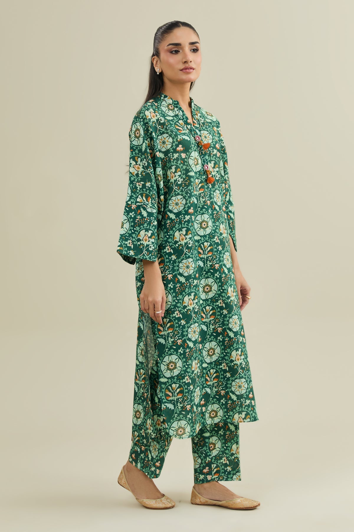 2 Piece - Printed Suit - KPW25-P3768 - Shop Now at Kayseria