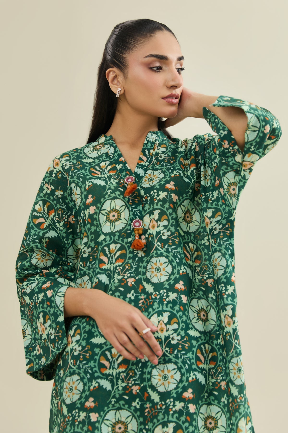 2 Piece - Printed Suit - KPW25-P3768 - Shop Now at Kayseria