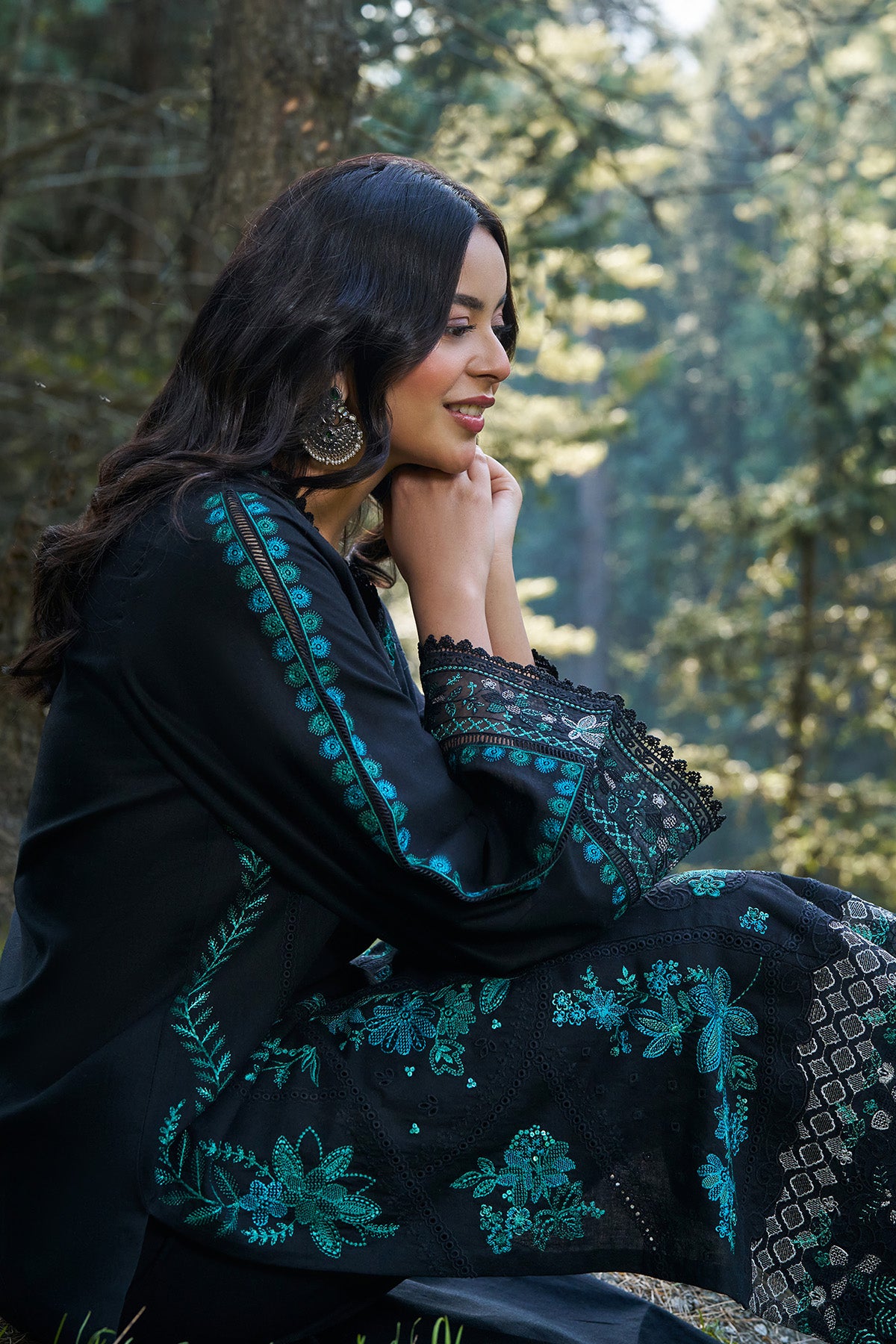 2 Piece - Embroidered Khaddar Suit - KPW25-P3776