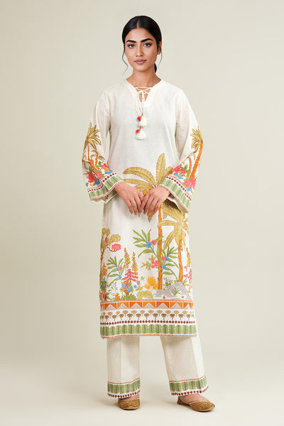 2 Piece - Printed Khaddar Suit - KPW25-P3813