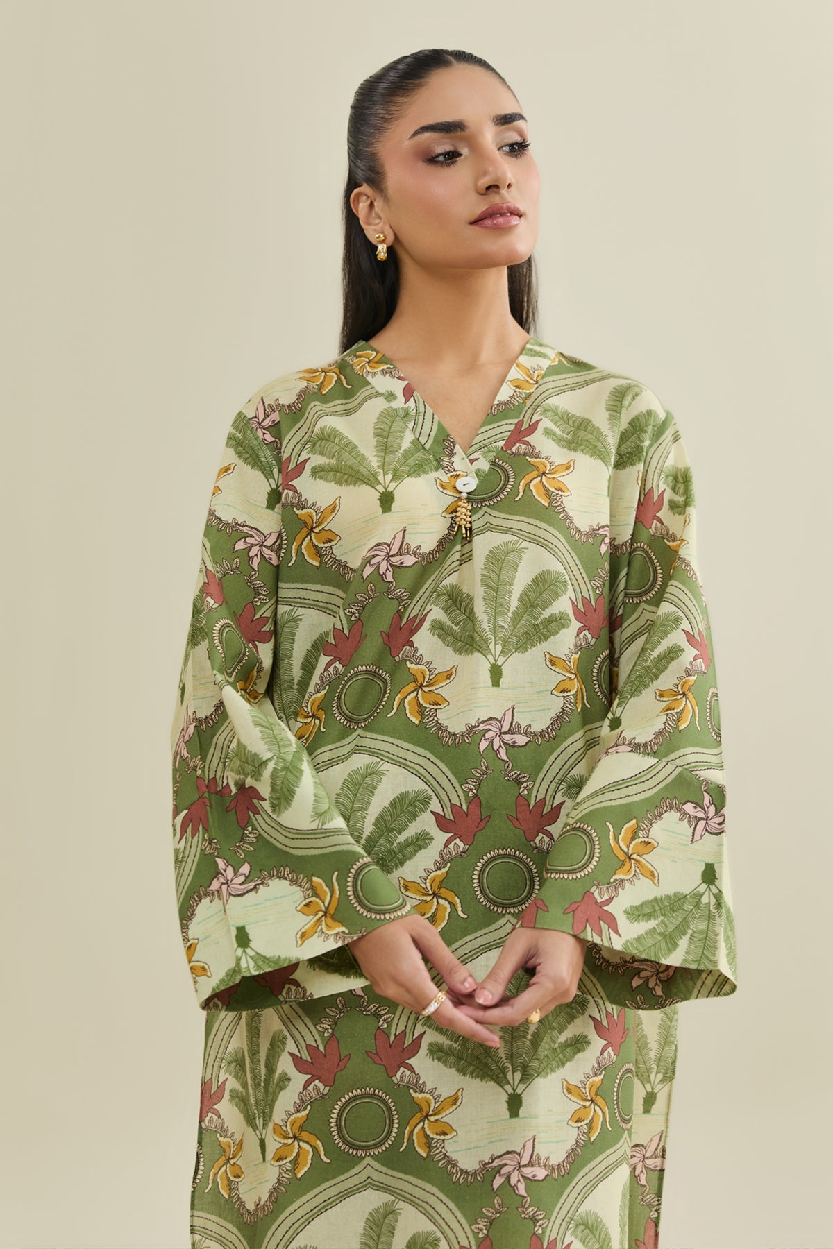 2 Piece - Printed Khaddar Suit - KPW25-P3817 - Shop Now at Kayseria