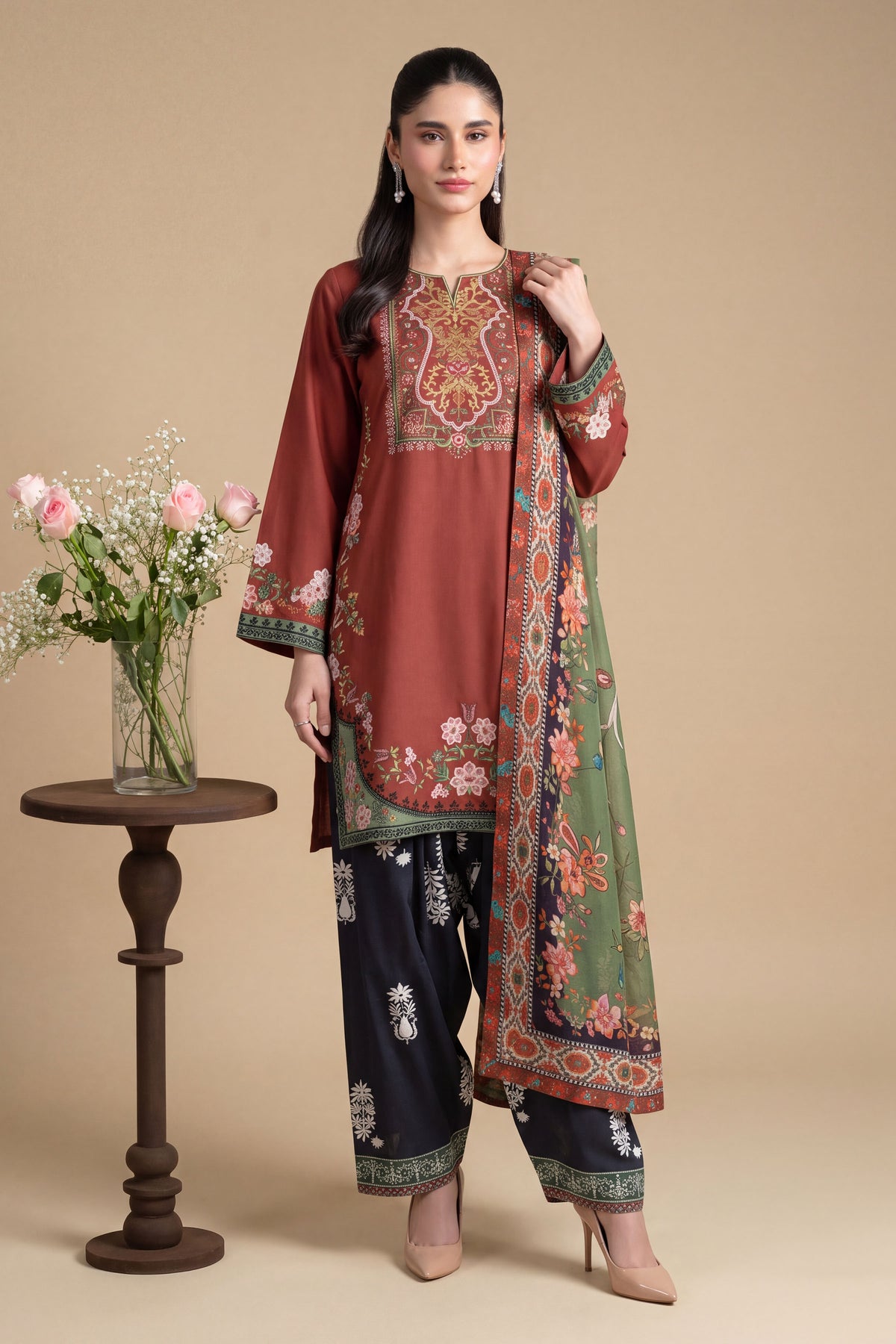 KHADDAR | EMBROIDERED