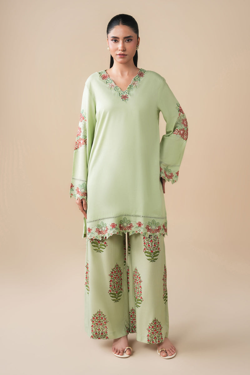 RAW SILK | EMBROIDERED