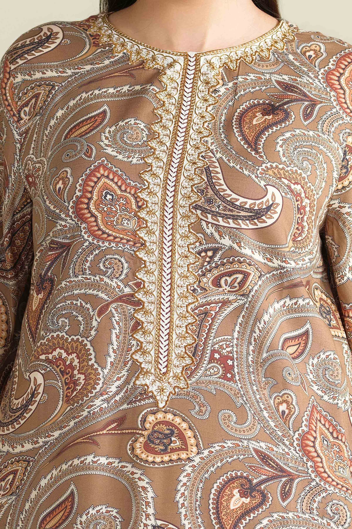 RAW SILK | EMBROIDERED