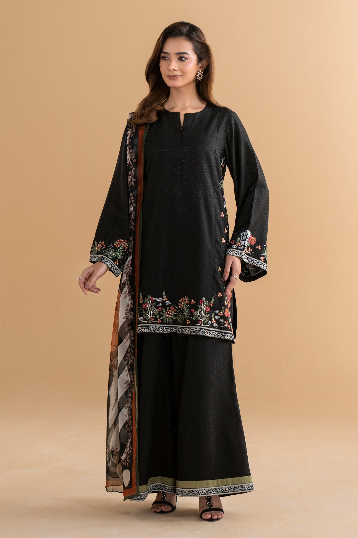 SELF JACQUARD | EMBROIDERED