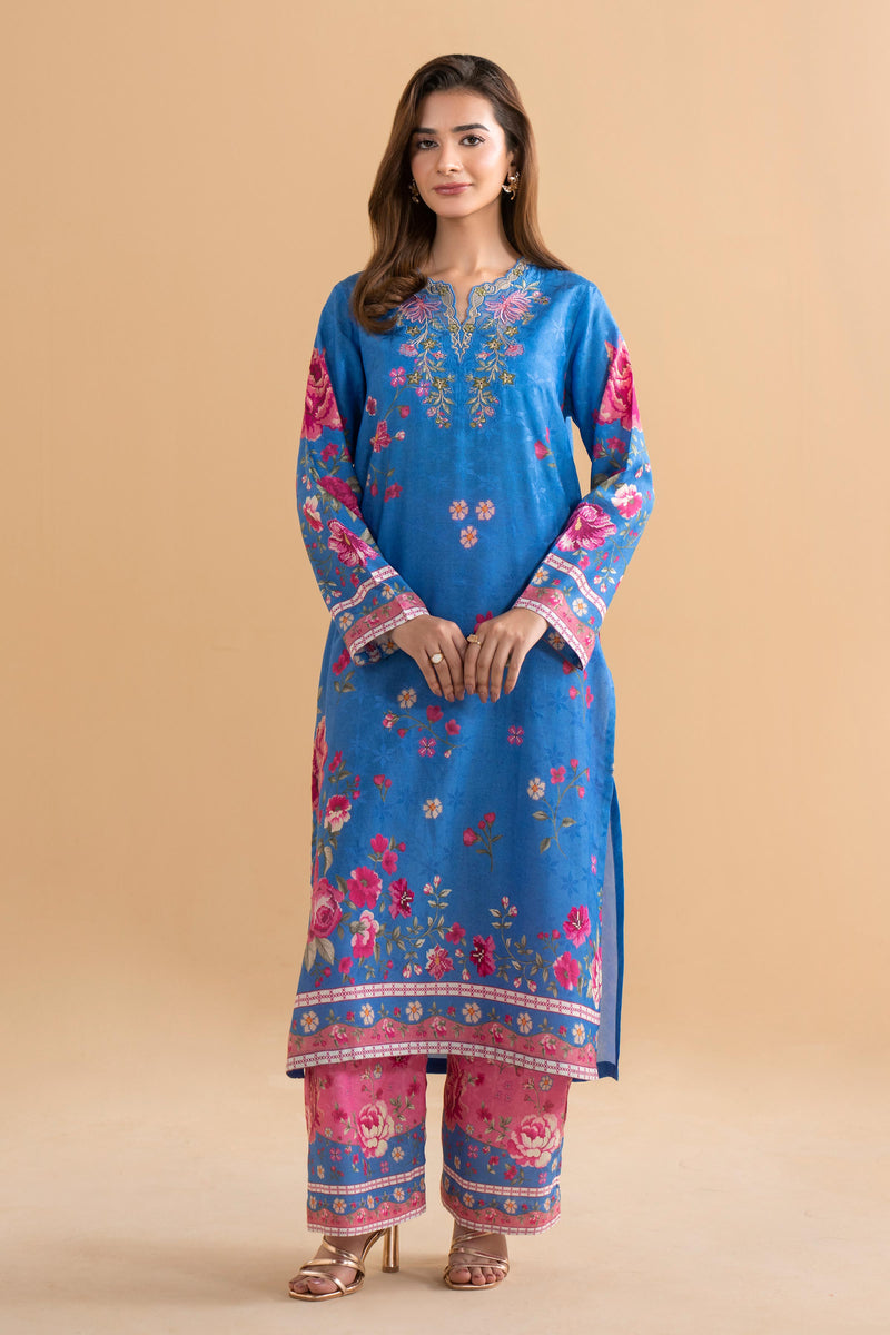 SELF VISCOSE | EMBROIDERED
