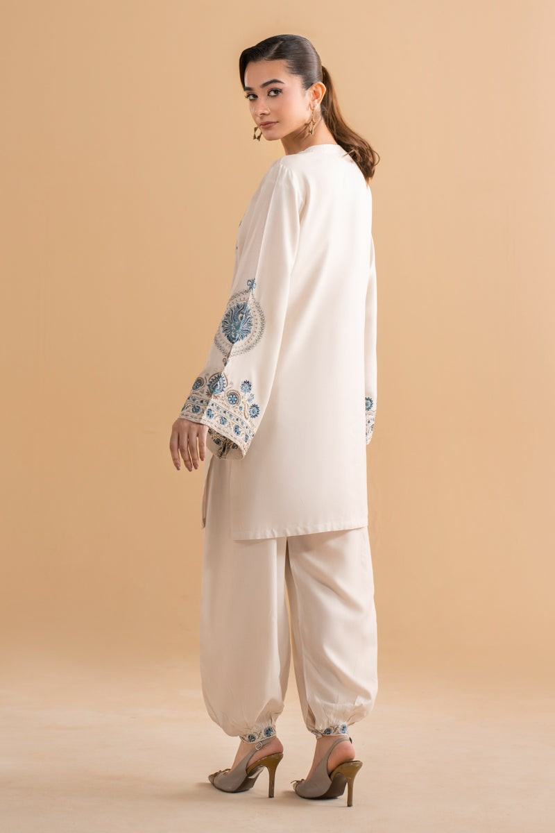 RAW SILK | EMBROIDERED