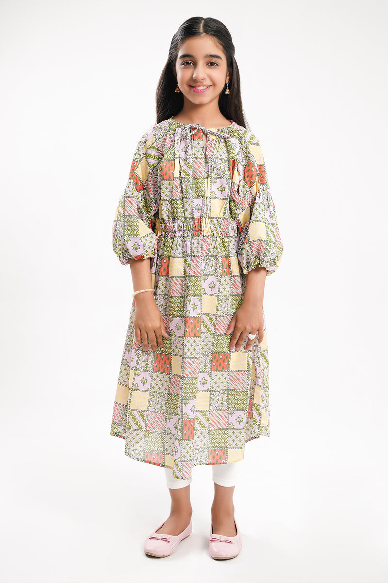Printed Tier Dress - LCP13126