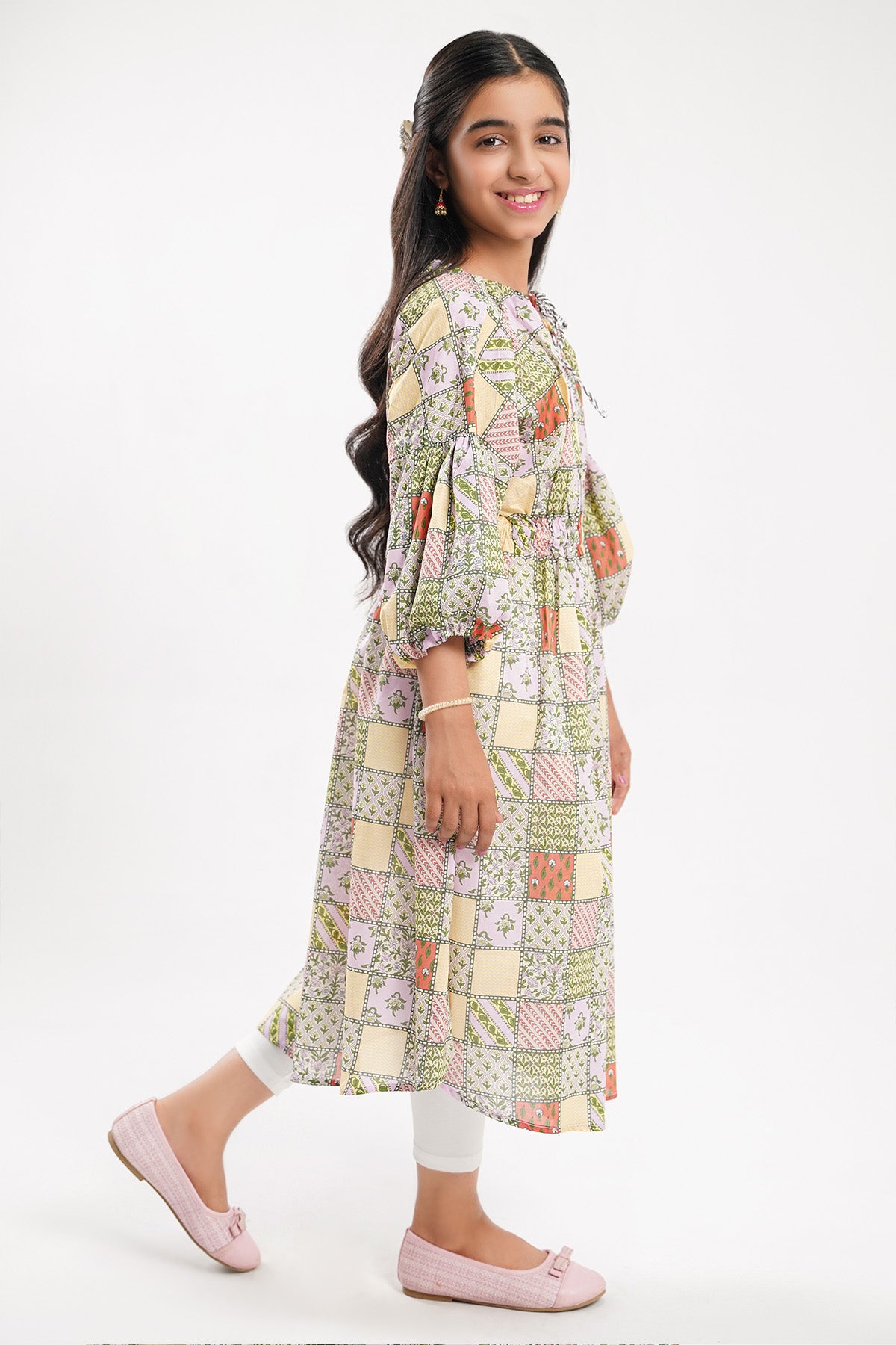 Printed Tier Dress - LCP13126