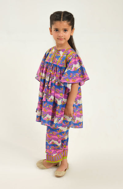 Girls Butterfly Bonanza 2 Piece Suit