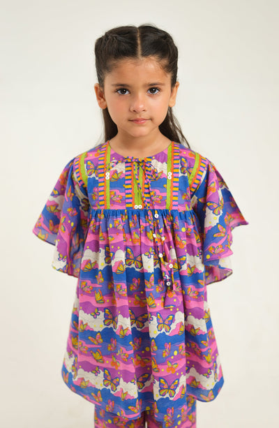 Girls Butterfly Bonanza 2piece Suit - LCP705125IF - Shop Now at Leisure Club