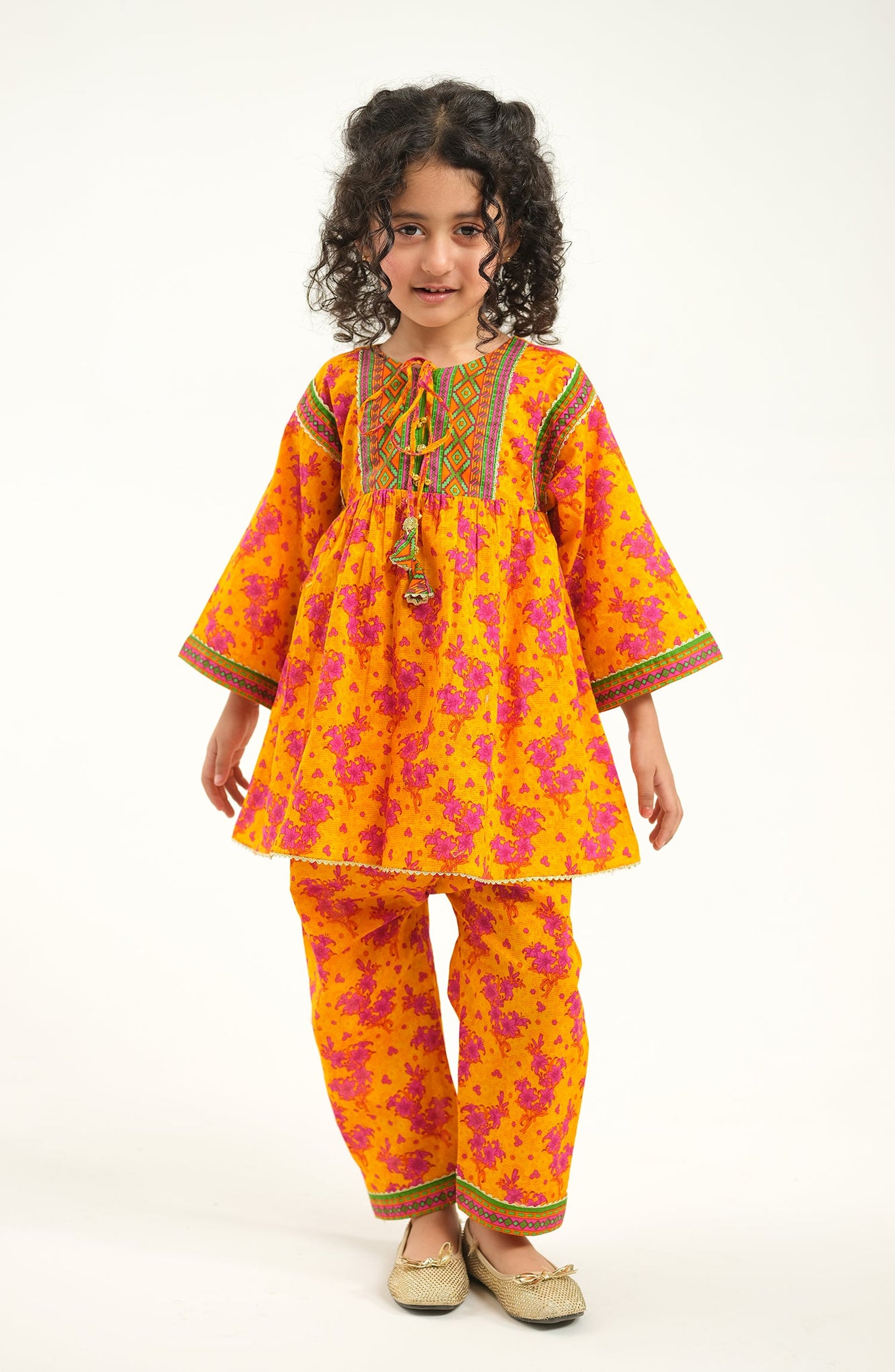 Baby Girls Marigold 2 Piece Suit-LCP721125IF
