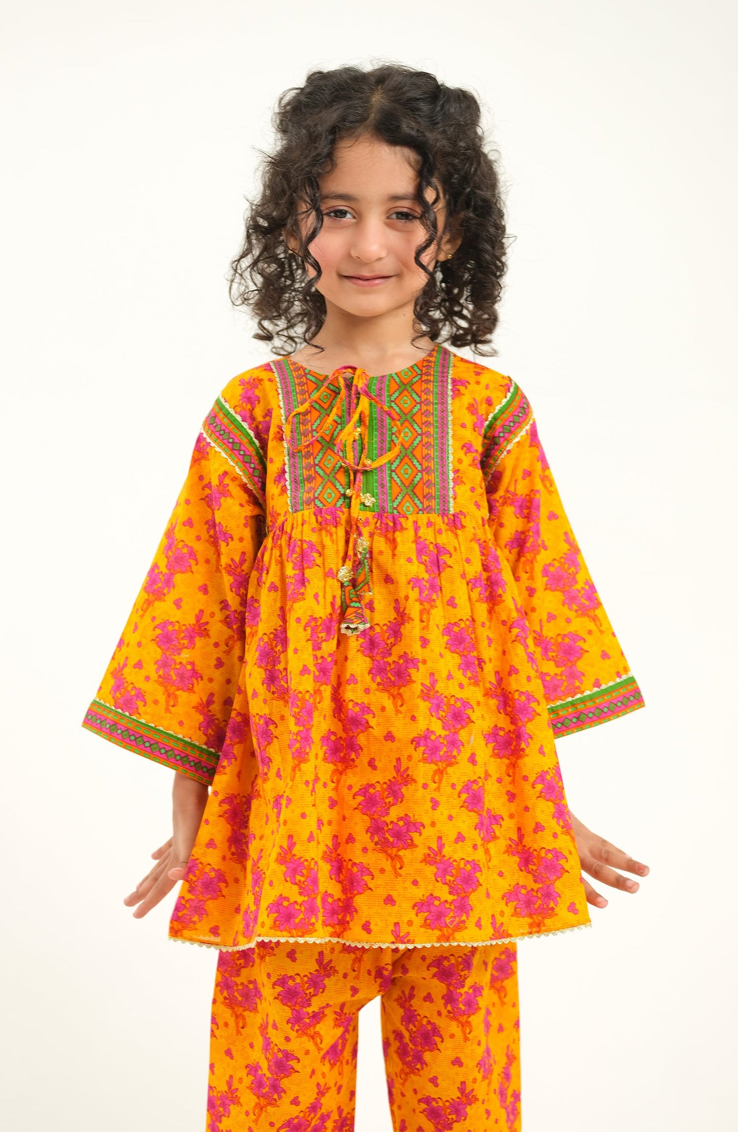 Baby Girls Marigold 2 Piece Suit-LCP721125IF