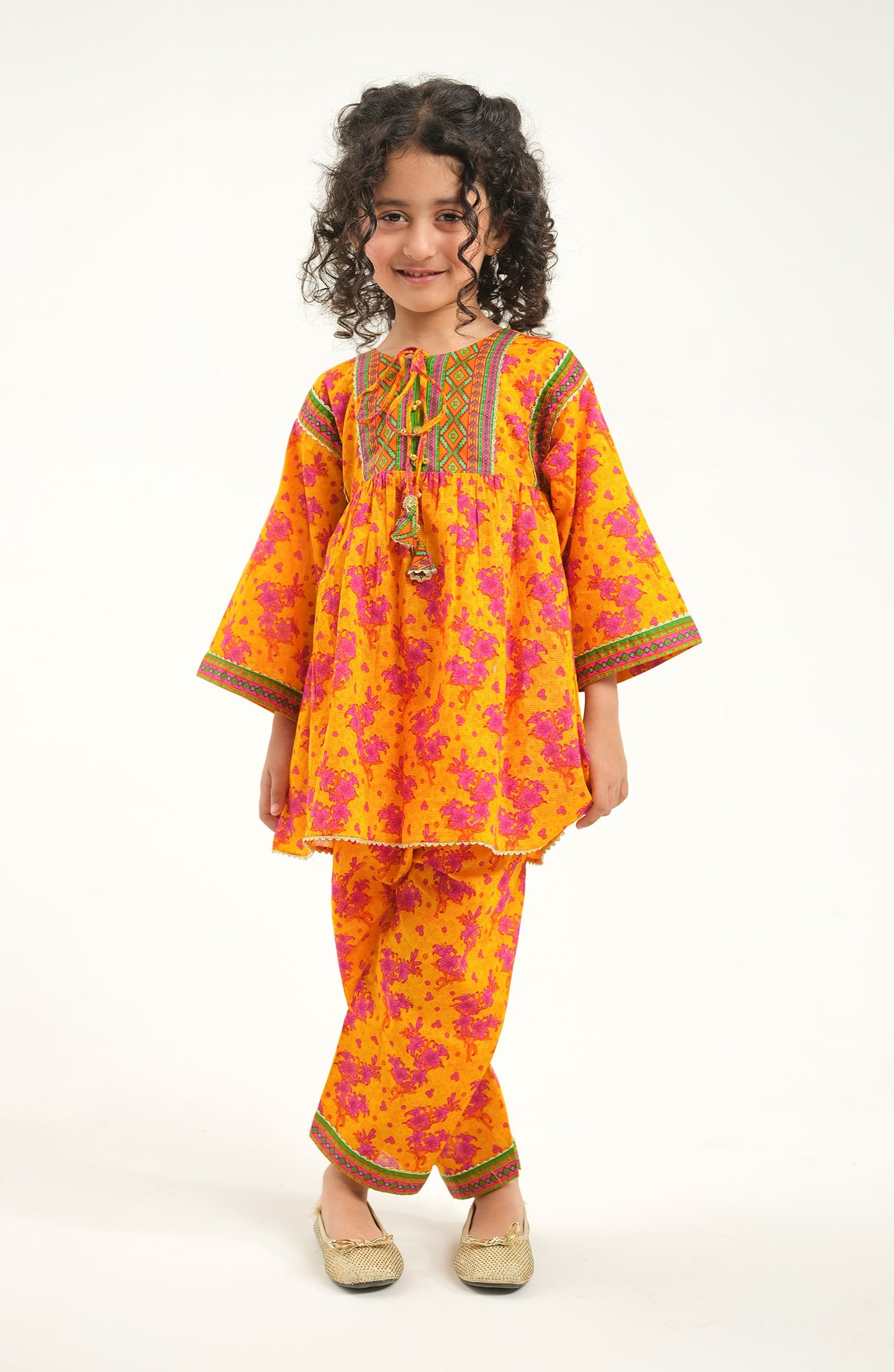 Baby Girls Marigold 2 Piece Suit-LCP721125IF