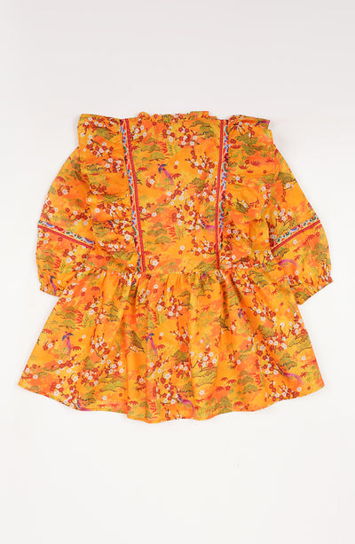 Girls Chinese Garden 2 Piece Suit