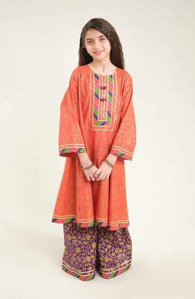 Girl Purple Sapphire 2 Piece Suit