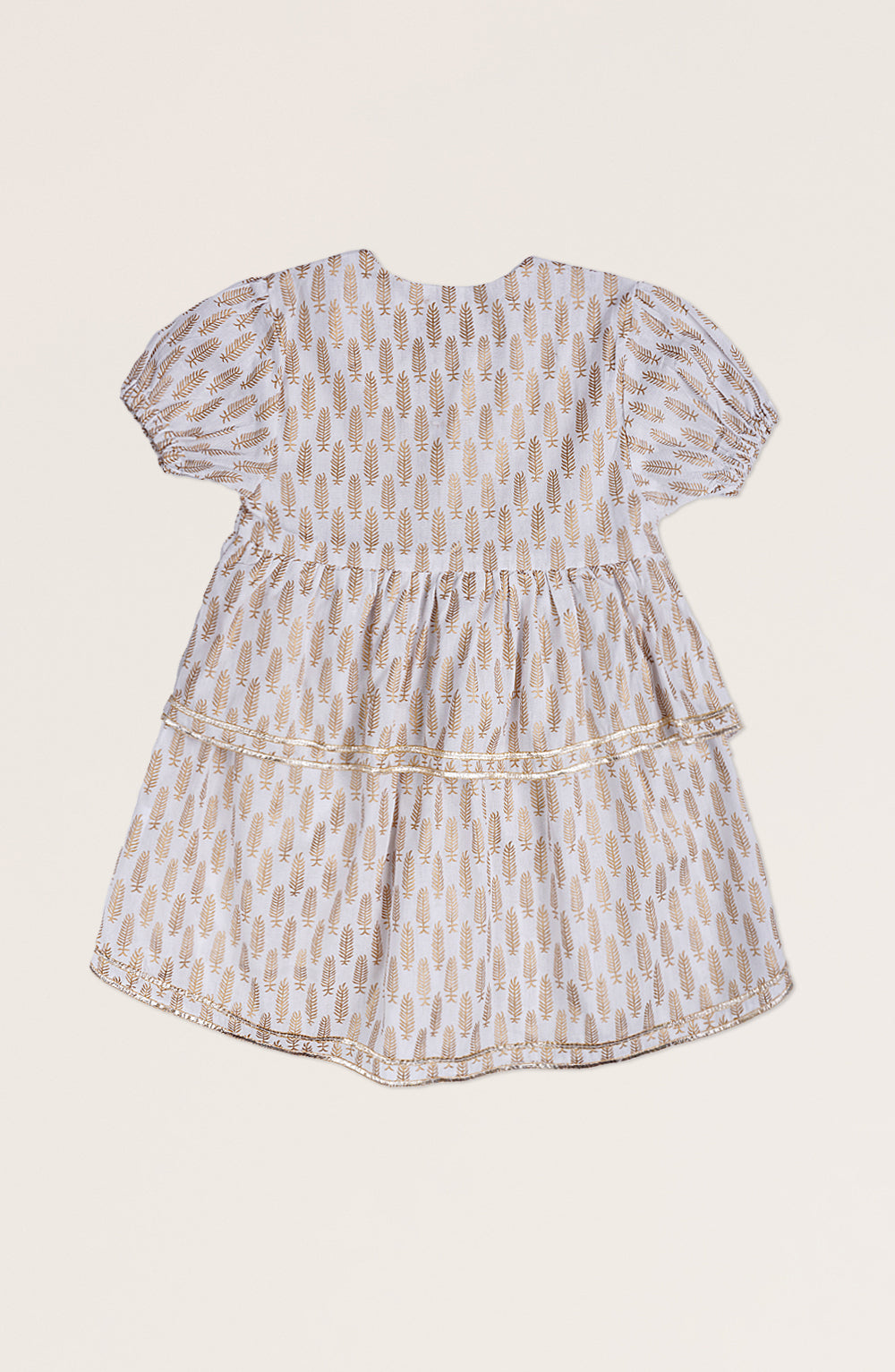 Girls Golden Pearl 2 Piece Suit