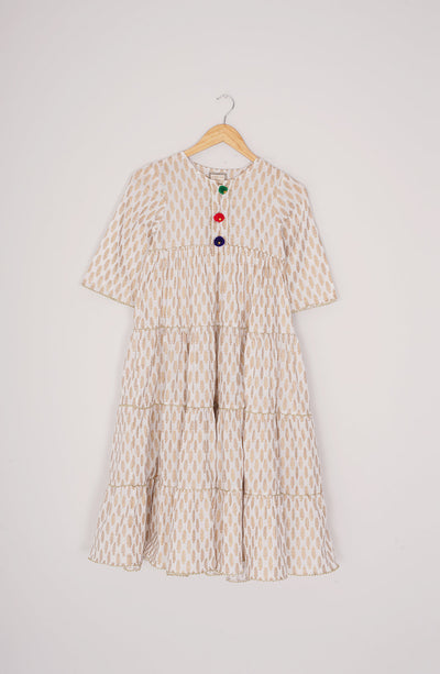 Girl Golden Pearl 2 Piece Suit