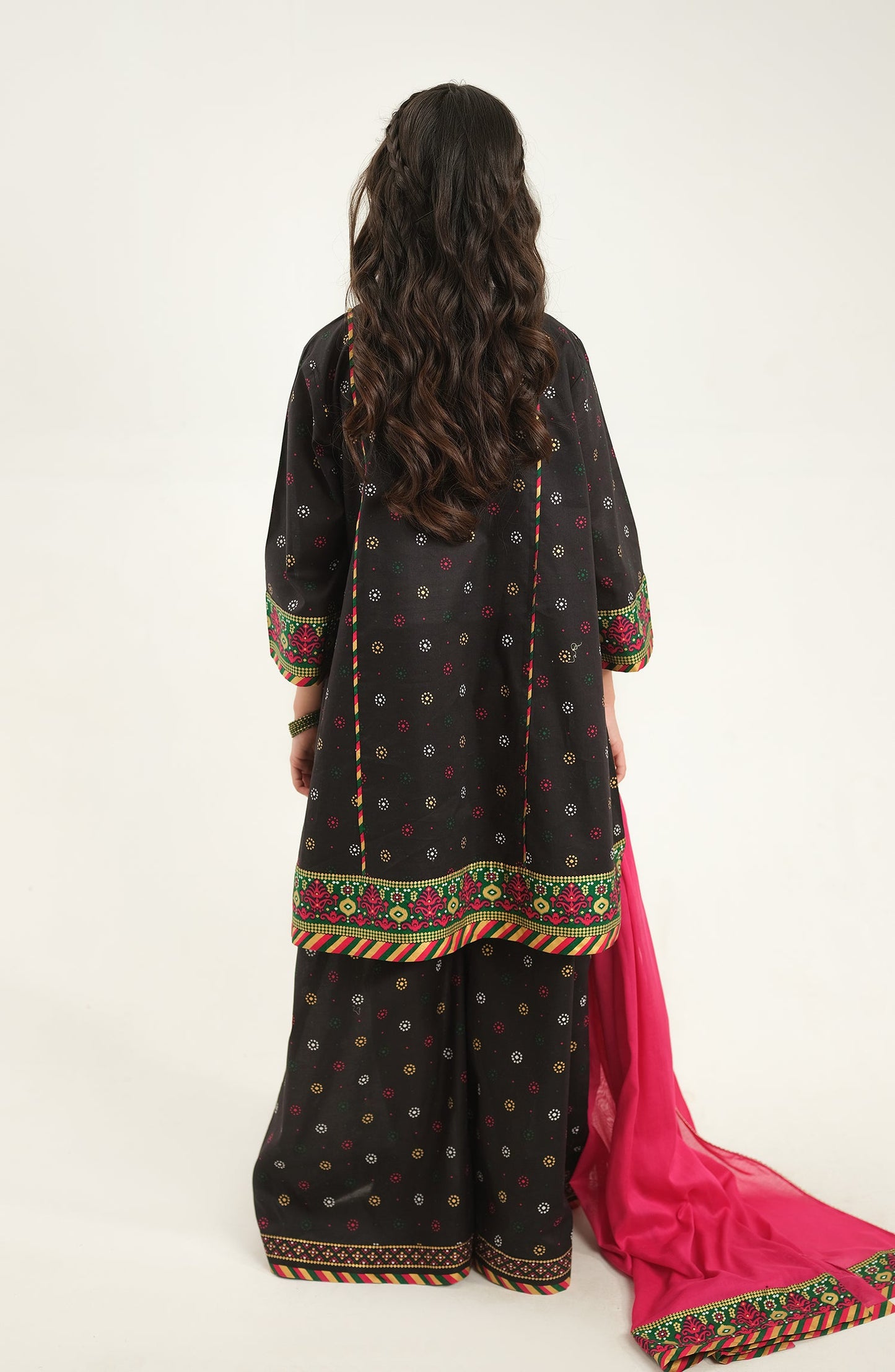 Girl Ikat 3 Piece Suit