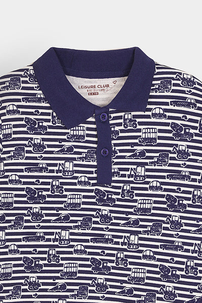 Printed Polo - LCPB 7 - Shop Now at Leisure Club