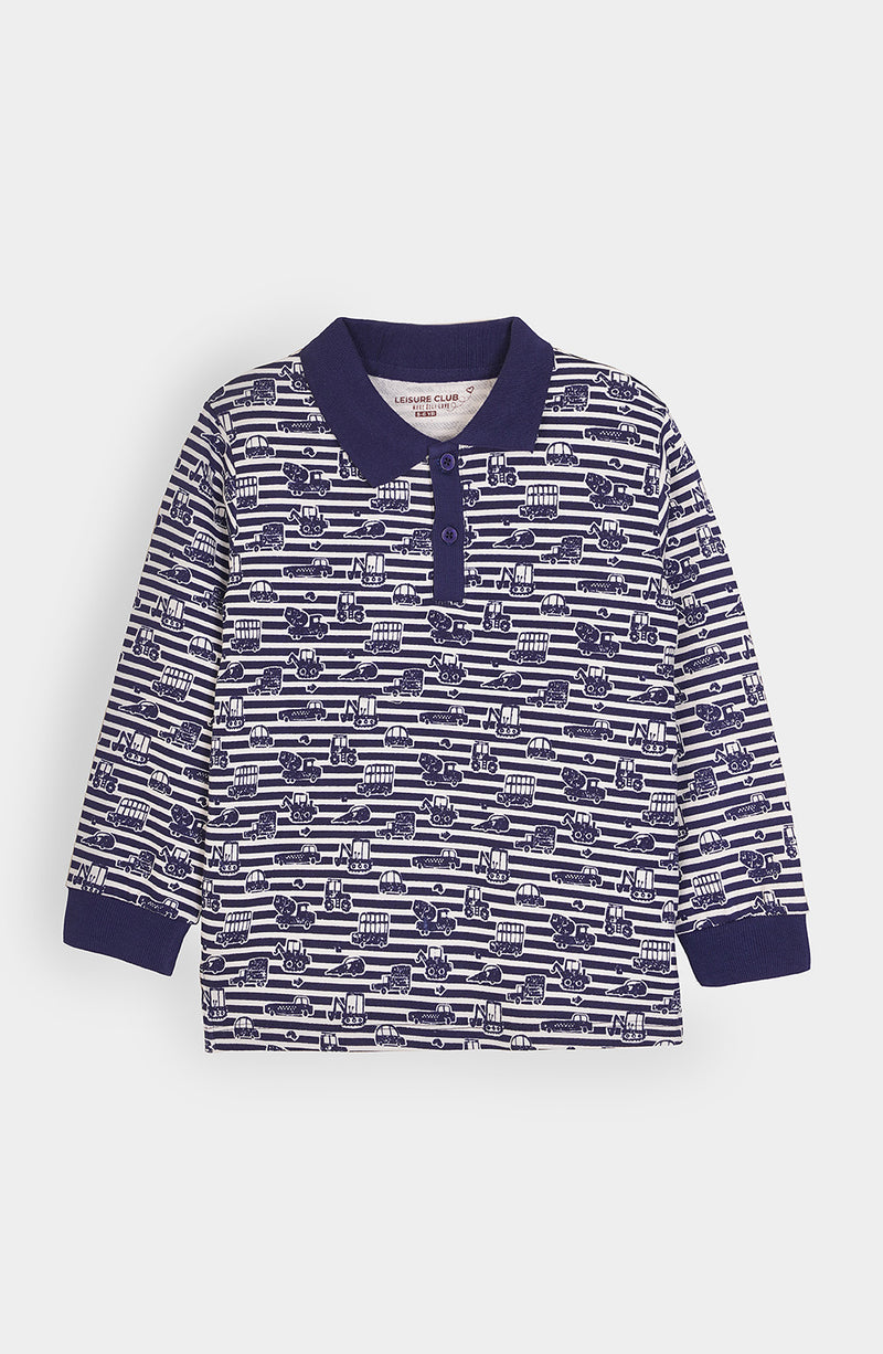 Printed Polo - LCPB 7 - Shop Now at Leisure Club