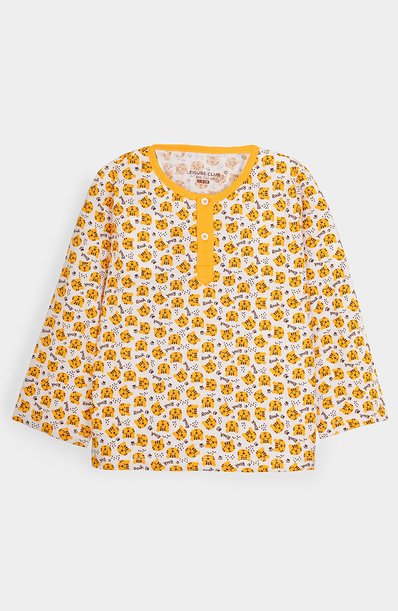 Printed Henley - LCTSB 3 - Shop Now at Leisure Club