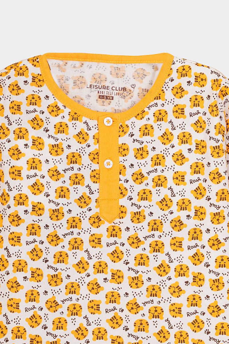 Printed Henley - LCTSB 3 - Shop Now at Leisure Club