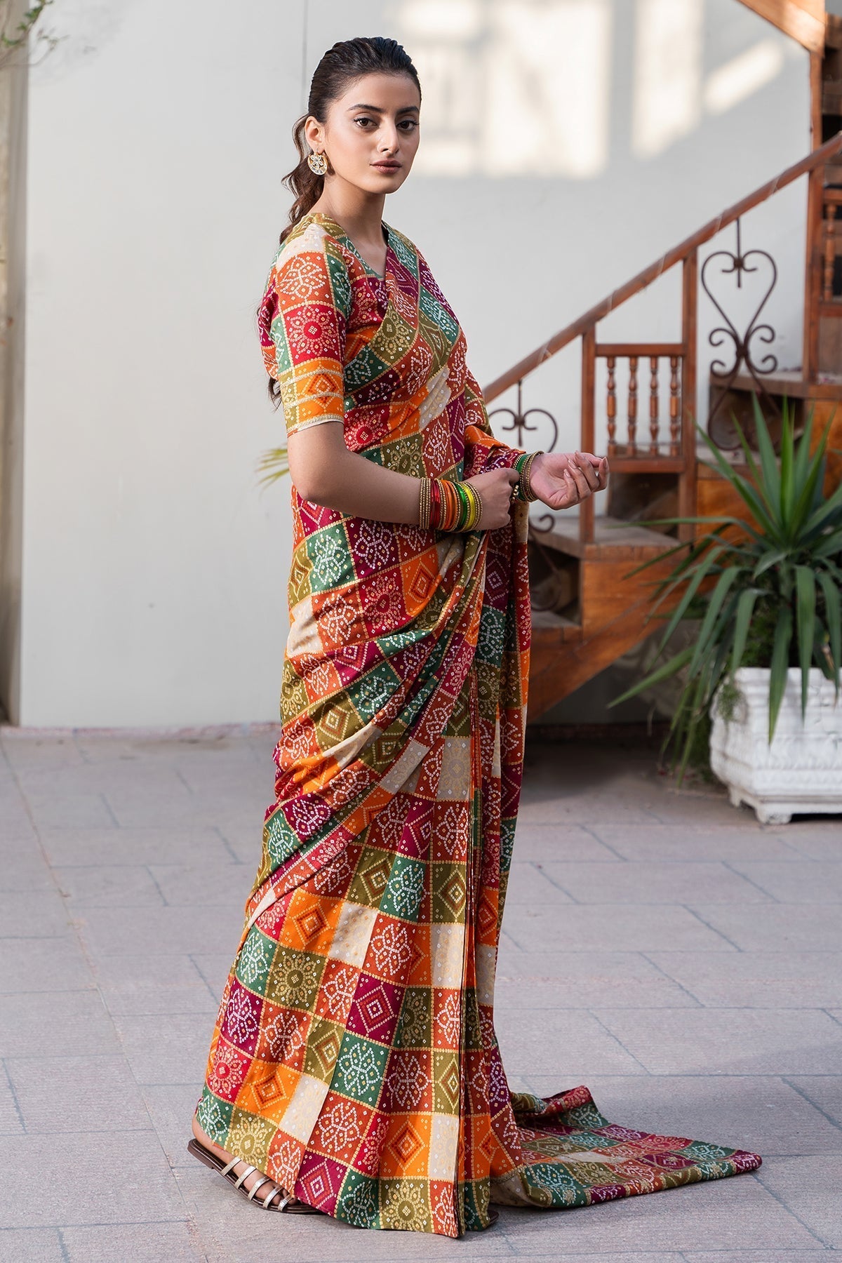 3 Piece Duplex Silk Suit