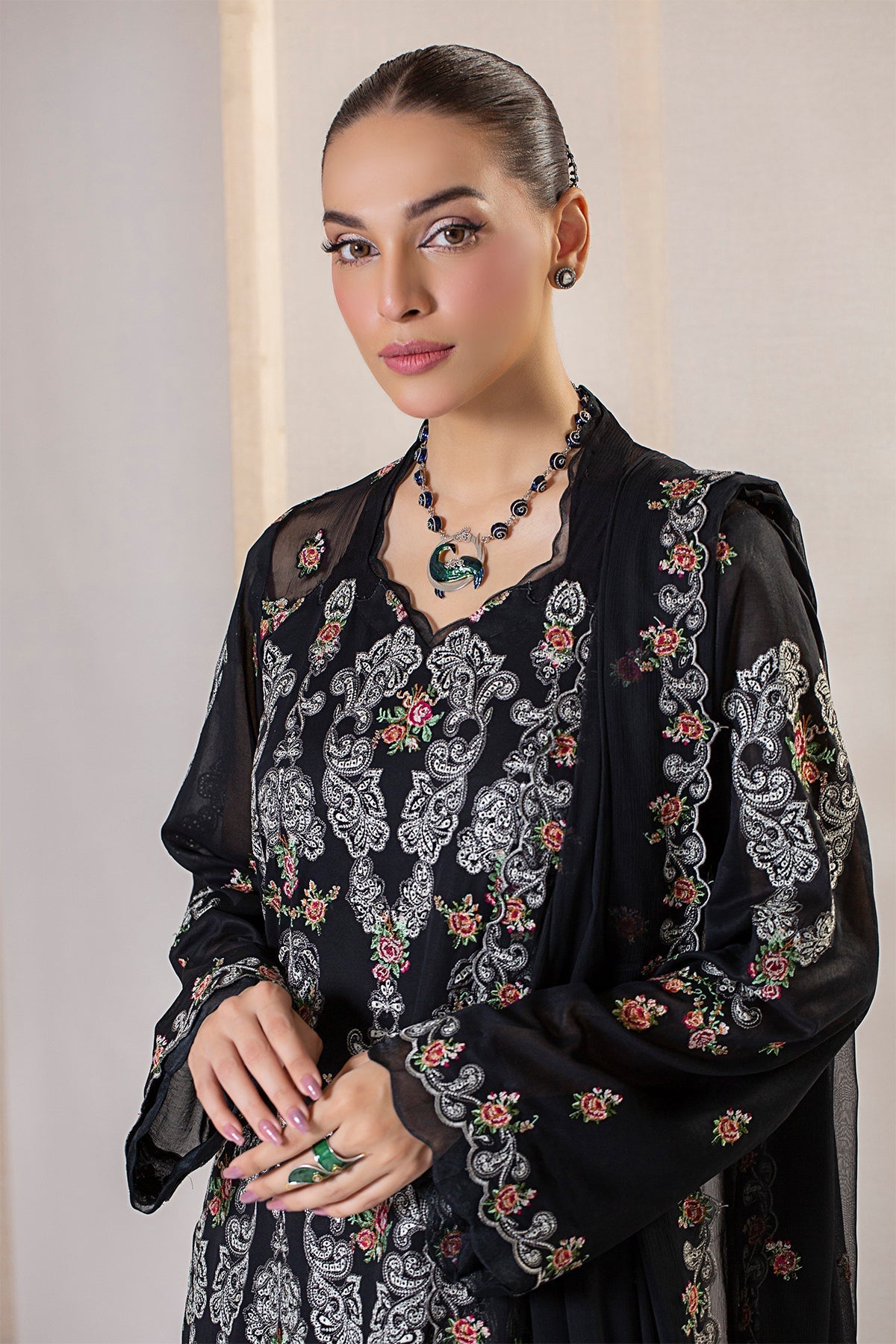 4 Piece Swiss Lawn Suit-mc1202-4