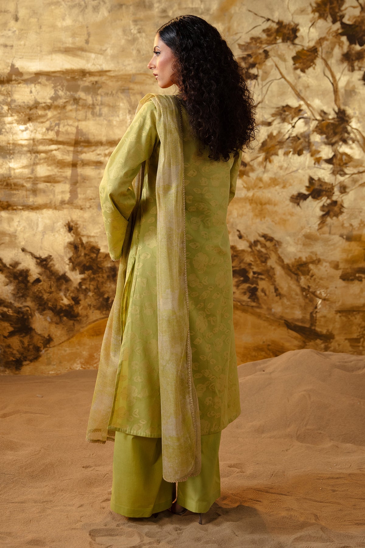 3 Piece - Dyed Jacquard Suit - MC1616 - Shop Now at Kayseria