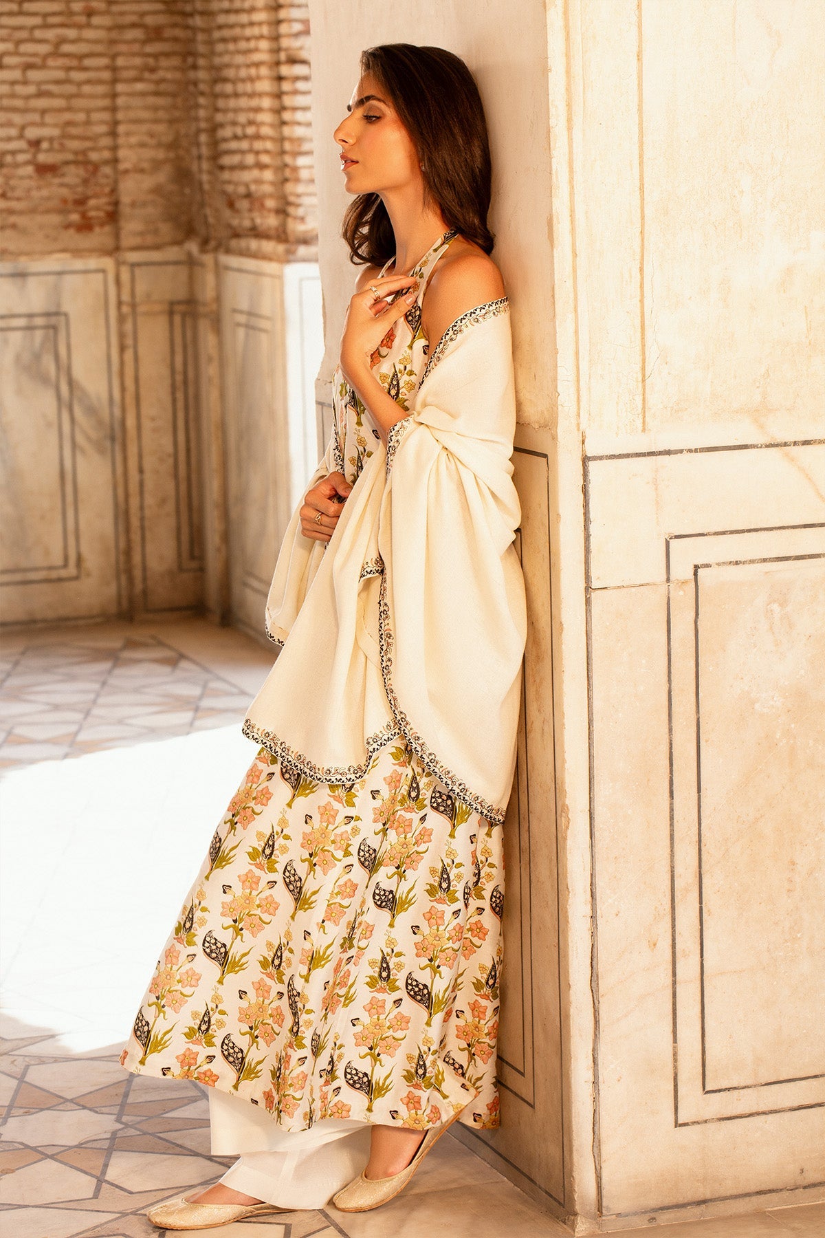 2 Piece - Printed Khadi Silk Suit - MC2109 - Shop Now at Kayseria