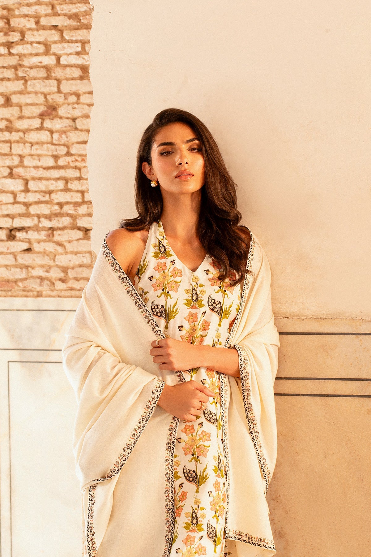 2 Piece - Printed Khadi Silk Suit - MC2109 - Shop Now at Kayseria