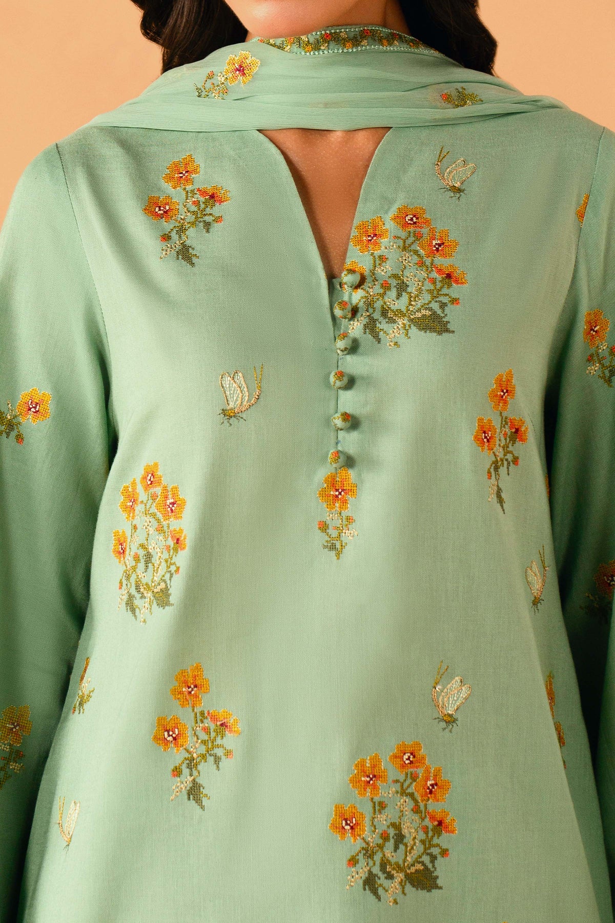 KHADDAR | EMBROIDERED