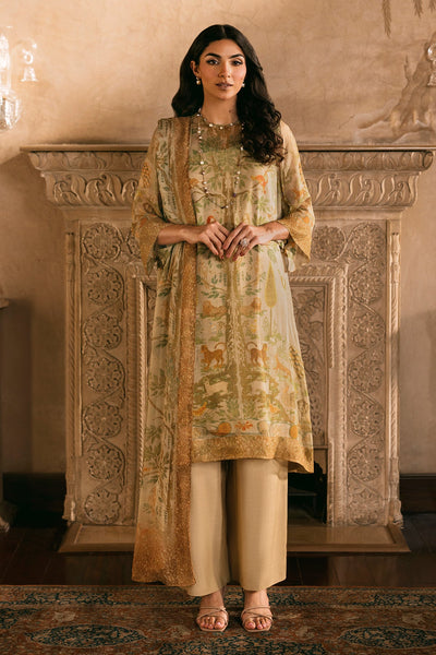 4 Piece - Printed Pure Chiffon Suit - MCP1731 - Shop Now at Kayseria