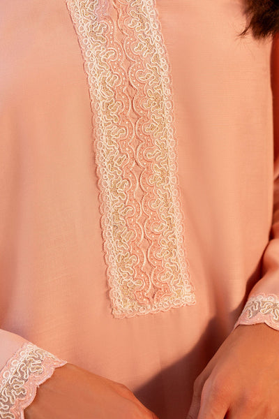 2 Piece - Embroidered Raw Silk Suit - MCP2011 - Shop Now at Kayseria