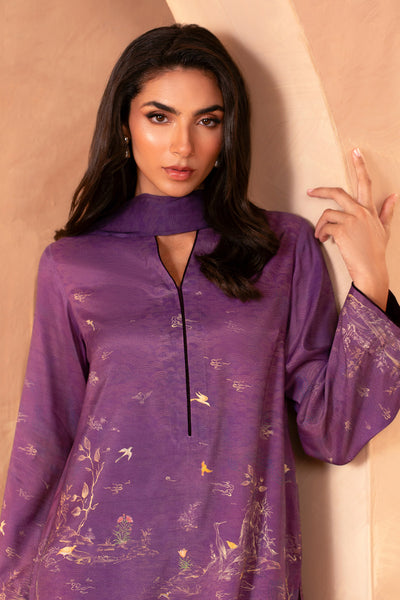 3 Piece -  Printed Pk Raw Silk Suit - MCP2034 - Shop Now at Kayseria