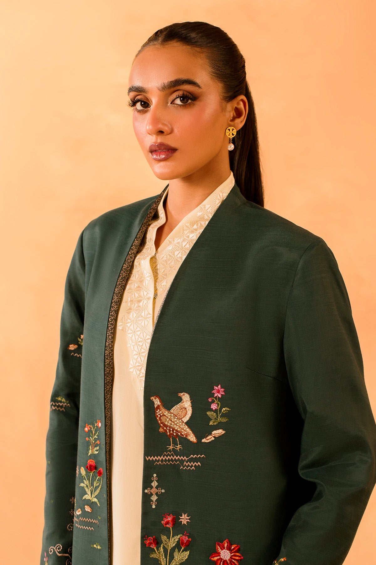 RAW SILK | EMBROIDERED