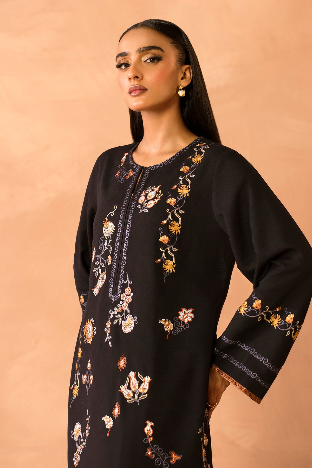 2 Piece - Embroidered Karandi Suit - MCP2044-2 - Shop Now at Kayseria