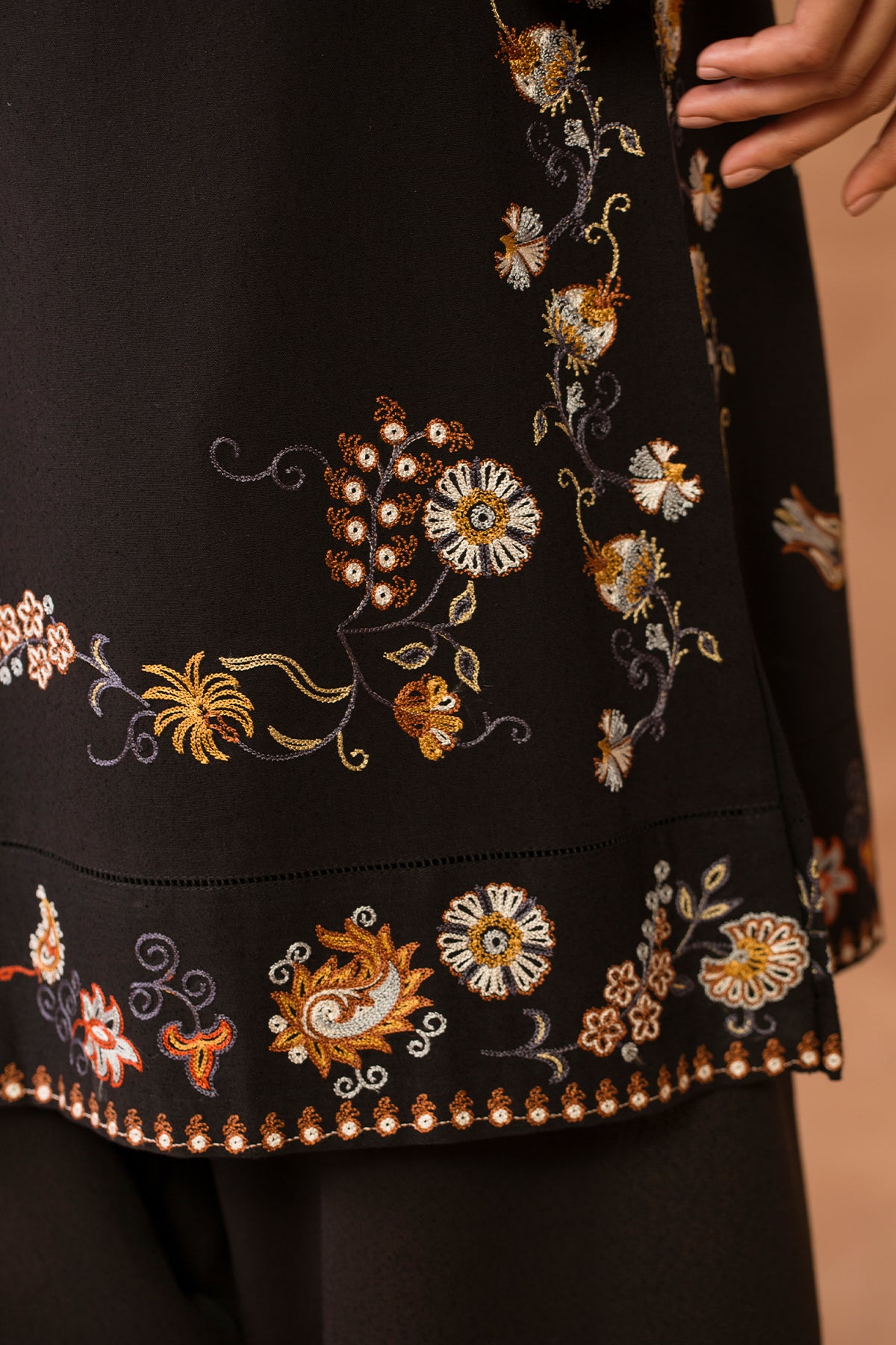 2 Piece - Embroidered Karandi Suit - MCP2044-2 - Shop Now at Kayseria