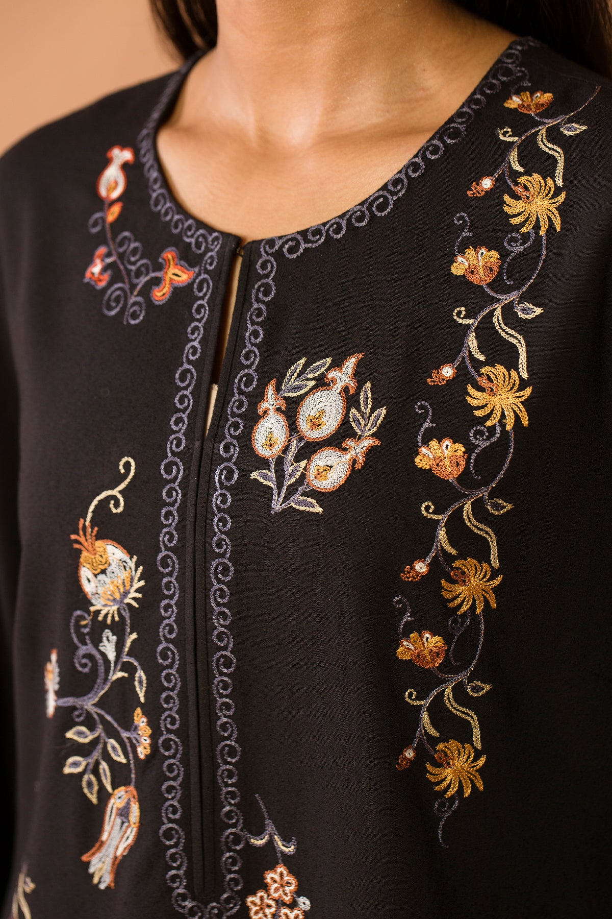 2 Piece - Embroidered Karandi Suit - MCP2044-2 - Shop Now at Kayseria