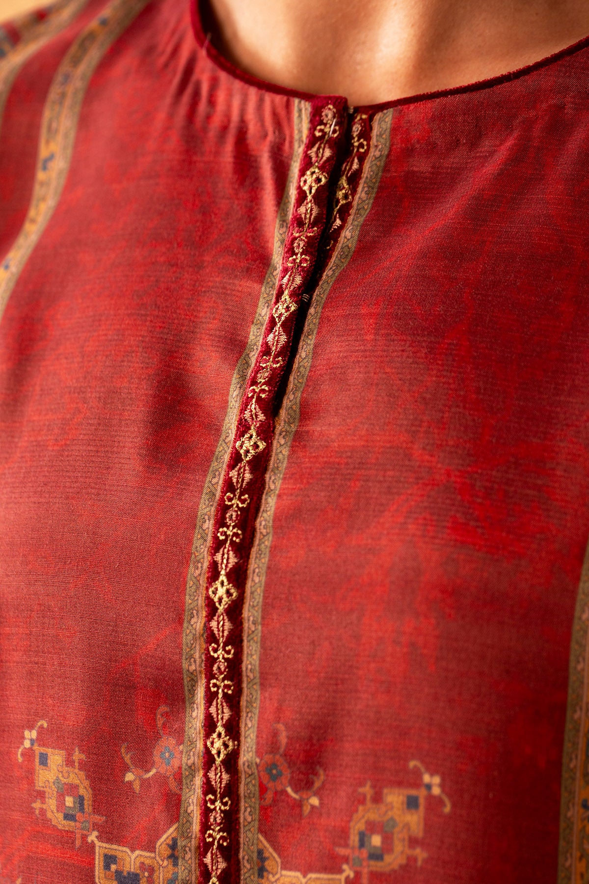 PK RAW SILK | EMBROIDERED | MCP2059