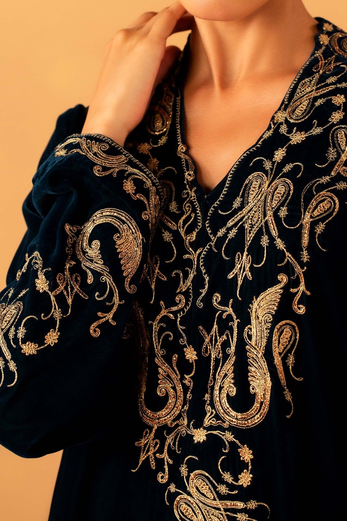 VELVET | EMBROIDERED