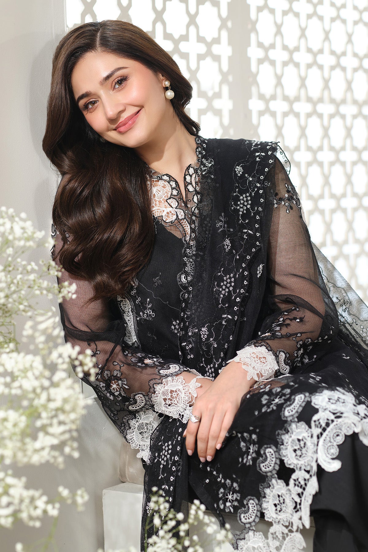 CHERRY NET | EMBROIDERED - Shop Now at Kayseria