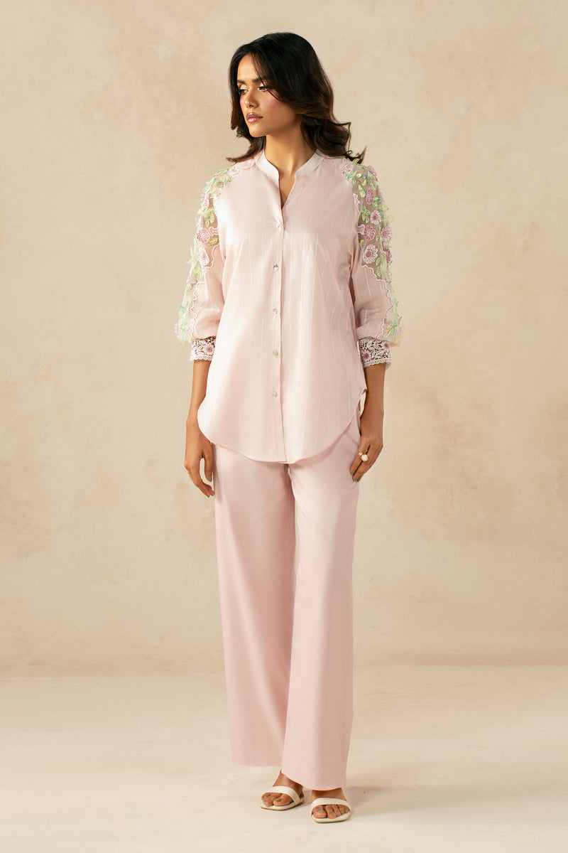 STRIPE LAWN | EMBROIDERED
