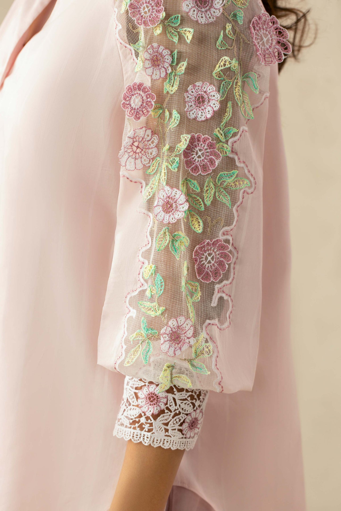 STRIPE LAWN | EMBROIDERED