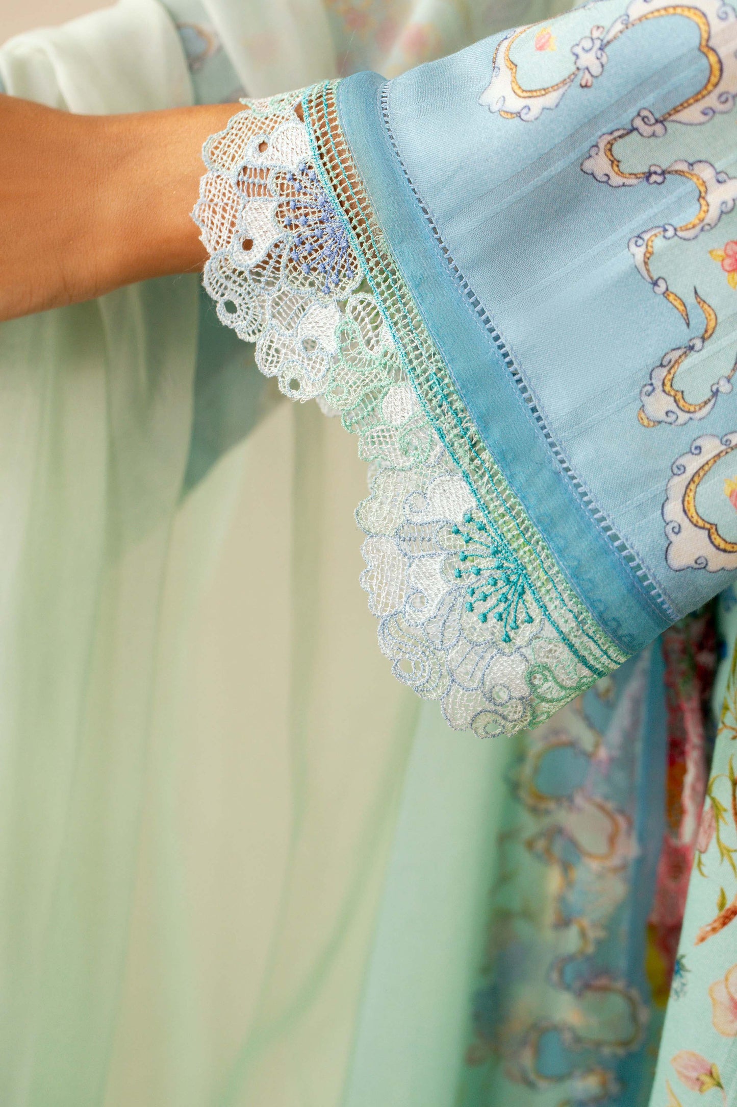 STRIPE LAWN | EMBROIDERED