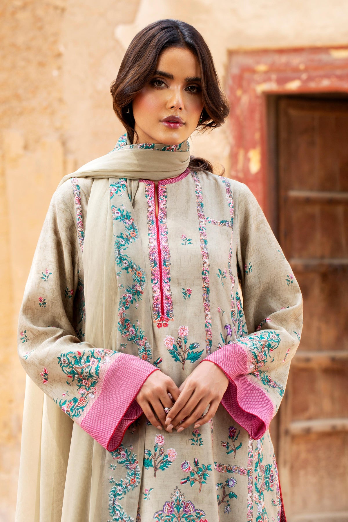 KHADI SILK | HAND SCREEN PRINTED