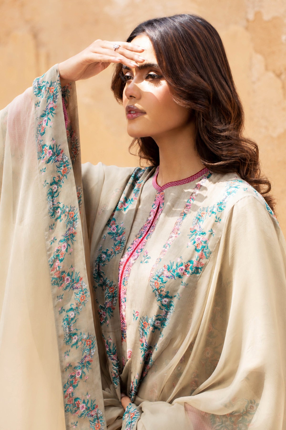 KHADI SILK | HAND SCREEN PRINTED