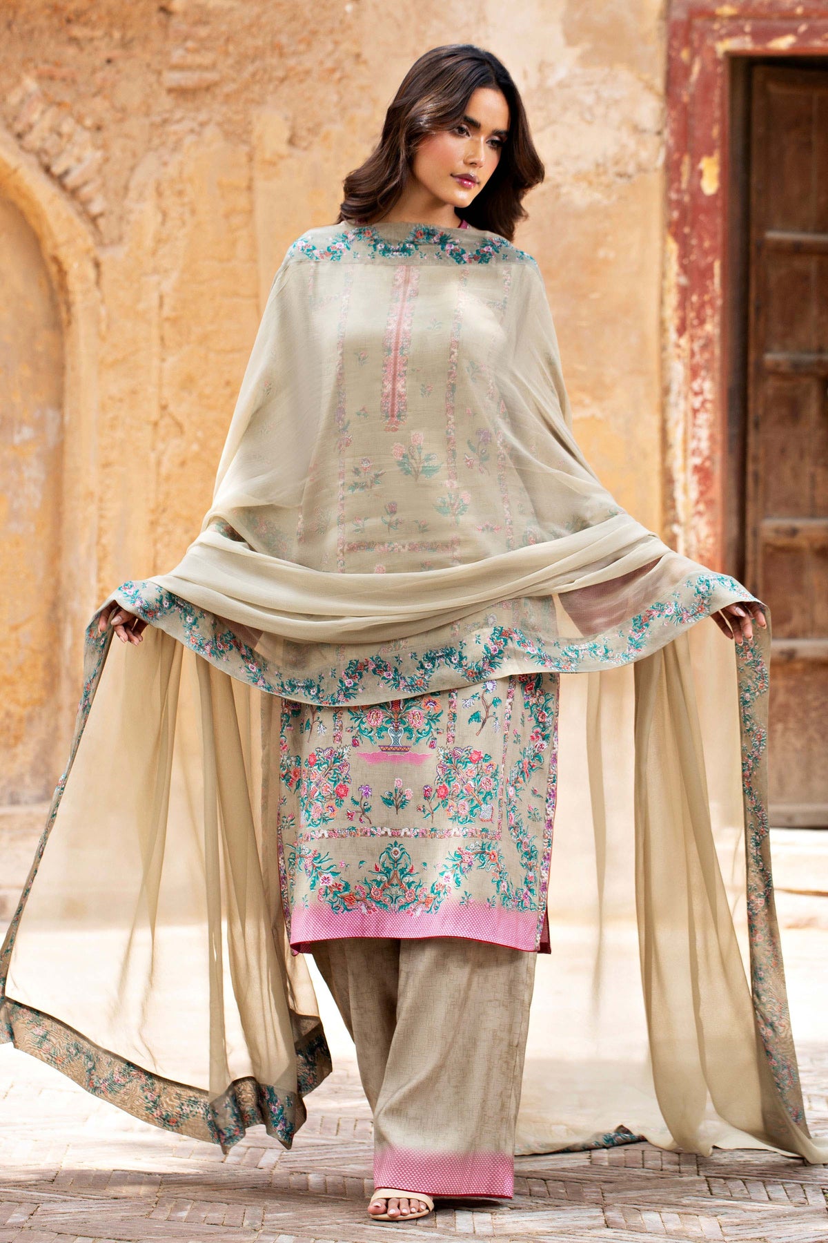 KHADI SILK | HAND SCREEN PRINTED