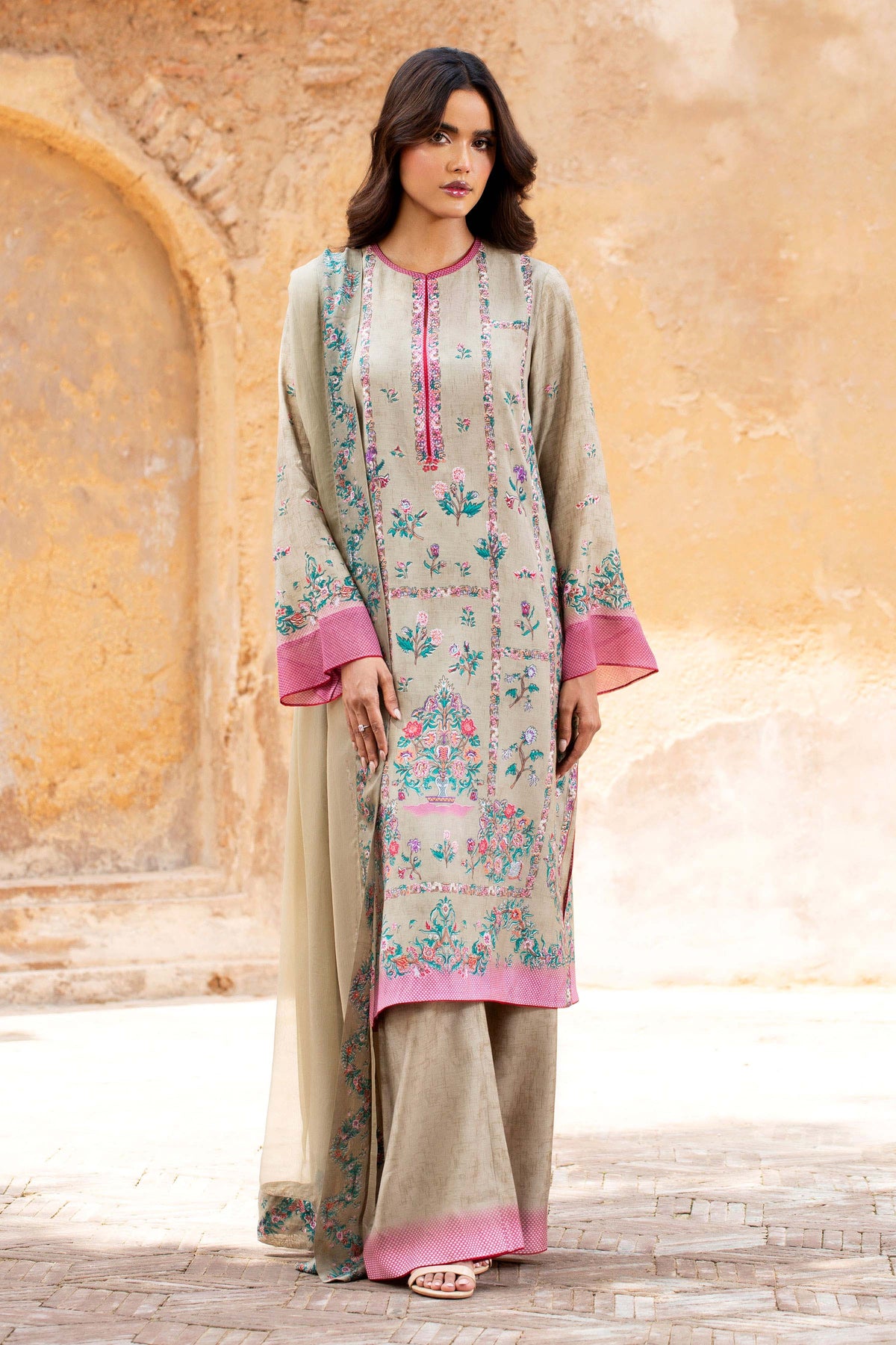 KHADI SILK | HAND SCREEN PRINTED